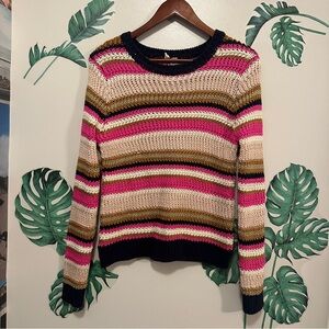 Moth Knit Striped Sweater